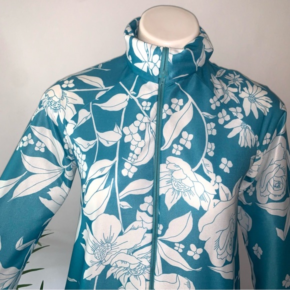 v i n t a g e :: Fantastic Floral Maxi House Dress Robe Caftan Mumu - Picture 11 of 13